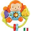 VTech Zoe Sonaglino Interattivo, Sonaglio Neonato con Attivazione a Pulsante Luminoso, Gioco Neonato con 15 Melodie e 35 Frasi, Spegnimento Automatico, Lingua Italiana, Batterie Incluse, 3-36 Mesi