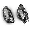 aVDB-moto Coppia di Indicatori di Direzione Anteriore compatibile con HONDA CBR 1100 XX 1100XX SC35 1997-1998, CBR 1100 XX 1100XX SC35 1999-2007 (Fumè Scuro - Lampadina)