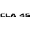 KARFRI Nero opaco CLA 45 Auto Trunk Lettere posteriori Word Badge Emblem Emblema Decal Adesivo adatto a Mercedes Benz Amg cla Classe Cla45 amg