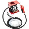 cunnyend Pompa Diesel Automatica 60 l/min, Pompa Gasoil Elettrica 220 V, Gasolio Elettrico per Trasferimento 2800 rpm, Pompe del Carburante Autoaspirante con Flussometro per Automobili, Camion cisterna
