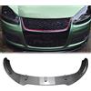 IDENUONA Set di labbra spoiler per paraurti anteriore per VW Golf 5 GTI con labbra, set carrozzeria, finitura in fibra di carbonio nera lucida