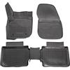 J&J AUTOMOTIVE Norm Liners Tappetini Auto su Misura per Ford Mondeo 5 2015-2022, Set da 4 Pezzi, 3D in Gomma TPE, Antiscivolo, Inodore, Colore Nero