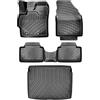 fussmattenprofi.com Fussmattenprofi Set Tappetini Auto e Vasca Baule per Toyota Yaris Cross dal 2020 - Su Misura, Antiscivolo, Inodore - Protezione Completa per Interni e Bagagliaio Auto
