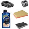 OP Kit tagliando 3 filtri + 5L olio 5W-30 Tech FE compatibile con Renault megane iii 1.5 DCI Gasolio 2008-2016