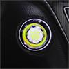 CGEAMDY Adesivo Di Avviamento Accensione, Adesivi Motore Start Stop Pulsante Cover, Copri Pulsante Start, Copertura Protettiva Decorazione Interna Adesivo Per Auto Del Motore Antigraffio(Giallo)