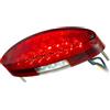 SHIN YO ShinYo - Fanale posteriore a LED NUMBER1 con illuminazione numerata, unisex, multiuso, in plastica