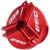 JSTVCUI Scarico Dell'olio Coperchio Tappo Motore Per Trident 660 Trident660 DAYTONA 675 765 765R 765S 765RS Tappo Di Riempimento Olio Per Moto Accessori Street Triple Copertura Motore