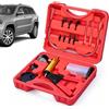 Generico Pompa a Vuoto Manuale,Set Pompa Estrattore Vuoto con Manometro - Set Spurgo Freni | per Manutenzione Auto Moto Officina Casa Fai da Te