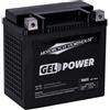 Shop Bikers Nano Series Batteria GEL Sigillata, 12V, 14Ah, Spunto 260CCA, Terminali in Rame, 15cm x 14,5cm x 8,7cm, Alloggiamento ABS Resistente - Compatibile per Moto (Harley-Davidson) - 04-22 (NU) XL Sportster;