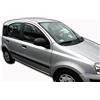 J&J AUTOMOTIVE Deflettori d'Aria per Fiat Panda 2003-2012, Set da 2 Pezzi, Nero Fumé Oscurato Heko