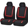 GTFRFD Auto Set Coprisedili per Peugeot 208 e208 GT GT Line 2020-2023 Protezione del Sedile Impermeabile in Pelle PU a 2 Posti,C