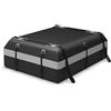 COSTWAY Borsa da Tetto per Auto Impermeabile 21Cu.Ft/595L, Box Tetto Universale con Tappetino Antiscivolo+ 12/14 Cinghie+ 6 Ganci, Sacca per Auto con/senza Barre Portapacchi (Grigio, 21Cu.Ft/595L)