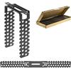 Mark 100 pezzi di sospensione diretta, spessore: 0,8 - 1,0 mm - 75/125/175/200/225/250 mm, ganci a U (ES 75/1,0 mm, 100 pezzi)