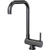 Essebagno New Oslo Miscelatore per lavello a scomparsa Grigio Metallo