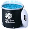 Keystone Peak Vasca da bagno a freddo - Vasca da bagno portatile per atleti e adulti - Vasca da bagno gonfiabile per terapia dell'acqua fredda, recupero sportivo e benessere - Uso esterno e interno