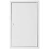 FEINZ Sportello di Ispezione 30x50 cm in Metallo Bianco con Chiusura a Scatto, Botola di Ispezione per Parete e Soffitto, Portello di Accesso in Acciaio Verniciato a Polvere Antiruggine