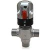 vinnyooc Miscelatore termostatico, valvola di miscelazione a 3 vie, valvola di miscelazione per acqua calda fredda, G1/2, miscelatore per acqua industriale, 20-55°C, protezione contro scottature, 10