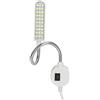 Garosa Lampada LED per Macchina da Cucire con Braccio Flessibile, Base Magnetica, Collo d'Oca 20cm, 2W 30 LED, 6000K, per Banco Officina Tornio Trapano