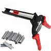Houtokit Pinza ad anelli tipo M con 1200 pezzi M Clip Hog Set di attrezzi per la riparazione di gabbie di recinzione metallica