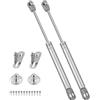 inferramenta Set 2 Pistoni a Gas per Ante Cucina | Molle a Gas Professionali per Mobili e Armadi | Cerniere a Chiusura Ammortizzata, Braccetti Pneumatici Sollevamento Anta | Supporto 80-100-120-150N (150N)