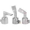 Lyshujli 3 ugelli per saldatura a pistola ad aria calda in acciaio inox, 20 mm, 90 e 120 gradi, punta per ugello tubolare di saldatura per pistola termica di saldatura diametro 32 mm, per