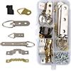 TIMESETL 68pezzo Gancio per Foto Ganci Appendi Quadri Gancio per Cornice Viti Heavy Duty Kit Gancio per Cornice per Cornici nell'ufficio della Casa