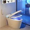 Homary Smart WC con bidet integrato, sedile riscaldato per bidet automatico, coperchio con chiusura ammortizzata, 1,32 GPF, igienico stile giapponese con display a LED e telecomando