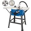 Scheppach Sega circolare da banco Scheppach HS100S | 230V - 2000W | Altezza di taglio 85mm | Inclusi ampliamenti del tavolo e supporto | Dimensioni del tavolo con ampliamento 642x940mm | Inclusa seconda lama