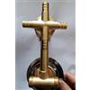 elpruperif Rubinetto Miscelatore Doccia 2/3/4/5 Uscita Valvola Miscelatrice Acqua Calda Fredda Accessori Interruttori, Cartuccia Ceramica, G1/2 Filettatura/Intubazione Deviatore Bagno (Intubazione 4 Vie)
