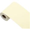 QUARKZMAN 393x3.9 Carta Da Parati Giallo Crema, Carta Adesiva Stacca E Attacca, Carta Contatto Gialla Solida Carta Vinilica Autoadesiva Rivestimento Pareti Decorativo