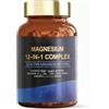 Generico 【Complesso di magnesio 12 in 1】Migliora l'assorbimento e l'utilizzo del magnesio, supporta la salute delle ossa e dei muscoli, non OGM, vegano, senza glutine