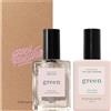 Manucurist Duo Base e Top Coat - Green Base Coat (78,5% bio-based) e Sunshine Top Coat Vegan (69% bio-based) - Protezione, brillantezza e lunga tenuta - 2×15 ml
