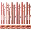 Beauty Glazed Set di 6 matite per labbra opache in velluto, kit di trucco cremoso, morbido, pigmentato e impermeabile a lunga durata per una definizione precisa e un colore a copertura totale (01-06)