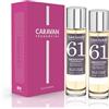 CARAVAN FRAGANCIAS - Scatola regalo con 2 profumi n. 61 da 150 ml, per uomo
