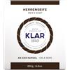 Klar Seifen Men's Bath Soap on Cord 250 g, Palm Oil Free, Suitable for Normal Skin, Soap 11010