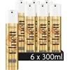 L'Oreal Paris L'Oréal Paris Elnett - Spray per capelli ultra fine, con provitamina B5, per acconciatura e fissaggio dell'acconciatura, tenuta extra forte, facile da spazzolare, senza siliconi, 6 x 300 ml