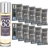 CARAVAN FRAGANCIAS Profumo Uomo N. 63 da 150 ml + Set di 10 flaconcini di profumi maschili diversi da Caravan per svelare nuovi aromi
