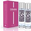 CARAVAN FRAGANCIAS - Scatola regalo con 2 profumi n. 58 da 150 ml, per uomo
