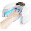 iKeener Dispositivo laser per unghie a fungo, approvazione FDA per la pulizia delle unghie e onicomicosi, con luce blu 14 x 470 nm + luce infrarossa 8 x 910 nm, sessioni regolabili di 3/5/10 minuti