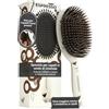 FRAMAR Spazzola Per Capelli Con Setole Di Cinghiale Morbide - Spazzola Per Capelli A Setole Naturali, Boar Bristle Brush, Spazzola Con Setole Di Cinghiale Per Capelli Fini - Espresso
