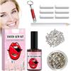 Pemarlis 10PCS Gemma dei Gioielli del Dente, set di gioielli dentali con colla per denti, Kit Brillantini per Denti Fai da Te Dente Gemma Kit, Set di Diamanti per Decorare Denti e Unghie(1)