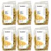 Amoreterra, (6 Pz.) Pasta Senatore Cappelli Bio Mezze Penne 500g, Grani antichi, artigianale biologica, trafila al bronzo, essiccata bassa temperatura (6 Pz.)