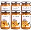 AmoreTerra (6 Pz.) marmellata, composta di Albicocche BIO senza zucchero, 220g, senza pectina, marmellata, biologica, 110g di frutta per 100g di prodotto