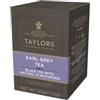 Taylors® | Tè Nero Earl Grey Leggero Fragrante al Bergamotto - 20 Filtri (50 Gr) | Bustine
