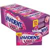Vivident Vibes Sourberry Soft Gum Gusto Frutti Rossi, Confezione da 16 Astucci, Senza Zucchero, Senza Glutine