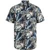 JACK & JONES Shirt Jjhonolulu-Maglietta AOP SS Pls, Blazer Blu Marine, 5XL Uomo