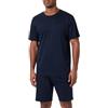 Emporio Armani Pigiama Corto Deluxe Uomo, Blu, XL