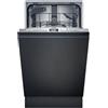Siemens SR93EX25LE iQ300 - Lavastoviglie completamente integrata, 45 cm, varioSpeed Plus, autoOpen dry, Home Connect, sistema a cestello varioFlex, 44 dB, in acciaio inox