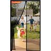 Flux Phenom Zanzariera Magnetica per Porta Finestra - 120x240 cm Rete Trasparente a Trama Fine, Kit di Facile Installazione per Uso in Due Stagioni, Resistente ai Graffi degli Animali e Anti-Insetti