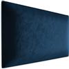 Muralo Pannelli Imbottiti per Pareti in Velluto 50 x 40 cm - Cuscino da Parete Decorativo, Design Moderno e di Lusso per Camera da Letto e Soggiorno - blu scuro